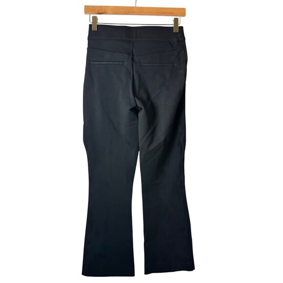 Spanx The Perfect Pant Black Knit Ponte Hi-Rise Flare Women’s Small Pull On New - Picture 4 of 12